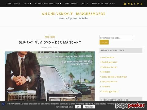 Blu-Ray Film DVD – Der Mandant