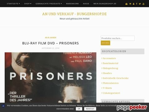 Blu-Ray Film DVD – Prisoners