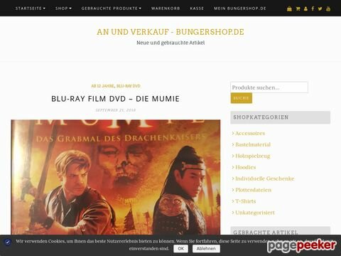 Blu-Ray Film DVD – Die Mumie