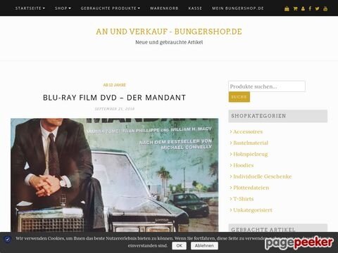 Blu-Ray Film DVD – Der Mandant