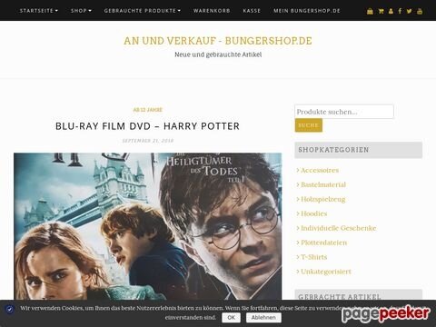 Blu-Ray Film DVD – Harry Potter