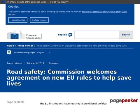 Road safety: Commission welcomes agreement on new EU rules to help save lives