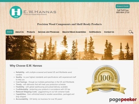 E.W. Hannas Wood Turnings, Wooden Dowels, Turned and Shaped Wood Products, Custom Wood Handles, Plug