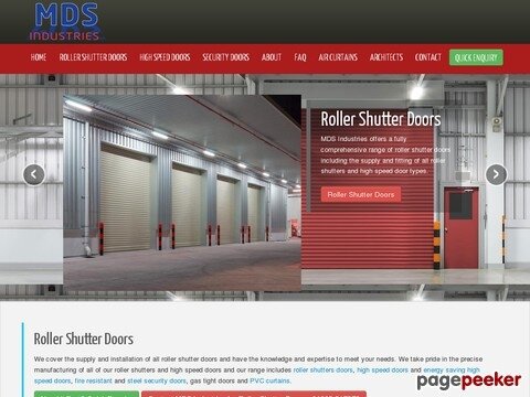 Roller Shutter Doors, Roller Shutters & High Speed Doors | MDS Industries