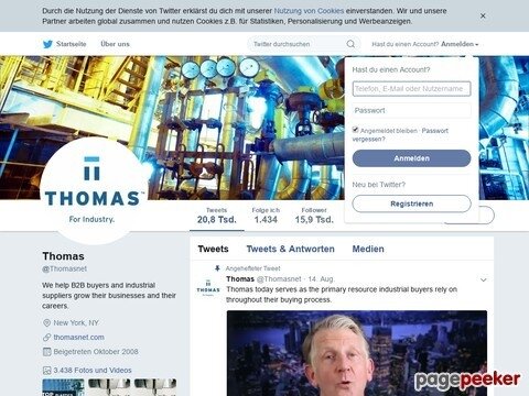 Thomas (@Thomasnet) | Twitter