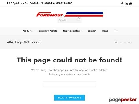 Page not found – Foremost Machine Builders, Inc.