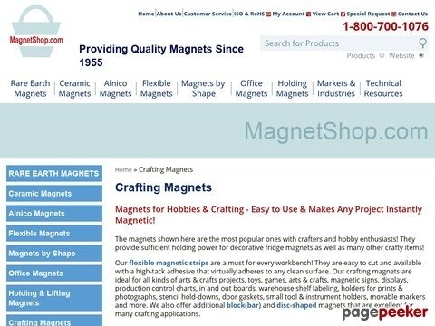 Magnets for Crafting Applications | Crafting Magnets - MagnetShop.com
