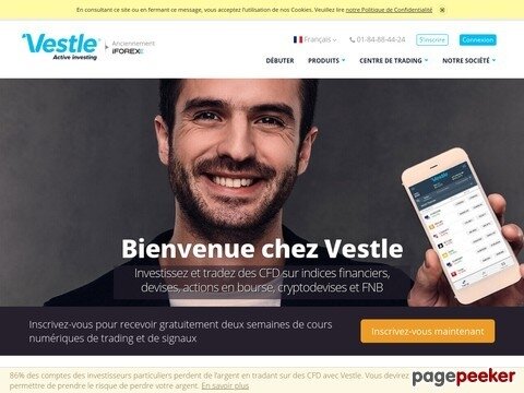 Tradez des CFD avec Vestle - Actions, Commodités, Forex & plus