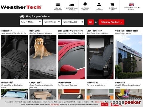 WeatherTech | Custom Fit Car Mats, Boot Liners & Wind Deflectors