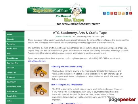 ATG Tapes, Stationery and Craft Tapes | Showcase