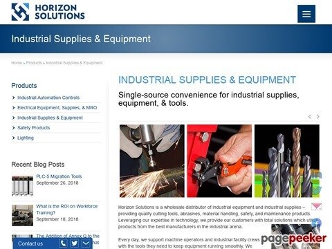 Industrial Supplies & Equipment - Horizon Solutions
